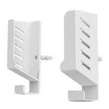 (White) Universal Wall Mount For Routers/tv Box/laptop/network Switches/modems/macbooks, Wall Mount Laptop Holder
