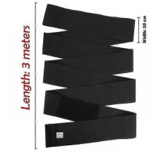 (10cm-width 3M, Black) Women Waist Trainer Body Shaper Belt Women Slimming Belt Tummy Wrap Belt Waist Trimmer Belt Snatch~me~up Bandage Corset Top