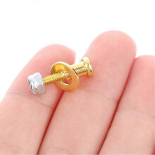 (Gold) 1pcs Hair Cutting Clipper Machine Adjusting Rod Screw Parts For Wahl 1919 8504
