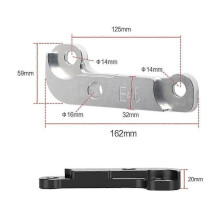 (Red) Steering Lock for Drifting Adapter Increasing Turn Angle about 25% Tuning Kit E46 For BMW non-M3 4 colors