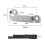 (Silver)Steering Lock for Drifting Adapter Increasing Turn Angle about 25% Tuning Kit E46 For BMW non-M3 4 colors 1