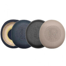 (Black) Leather For Jabra Elite 45h Evolve2 65 Headset Earpads Ear Pads Sponge Cushion
