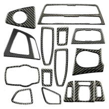 Full Set Interior Carbon Fiber for - 3 Series F30 4 Series F33 2013-2019, Ac Outlet Trim, Gear Shif