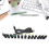 Universal Connector 13pcs Plugs Laptop USB DC5521 Power Supply Adapter Jacks 2
