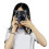 (Transparent glitter) Camera for Case Dustproof with Shoulder Strap Transparent for Mini 11 Camera 2