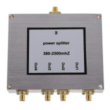 4 Way Sma Power Splitter 380mhz-2500mhz,sma Female Power Divider Signal Cable Splitter Female Divid