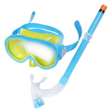(Lake Blue) Children Kid Snorkel Set Junior Snorkeling Gear Scubas Diving Snorkel Equipment