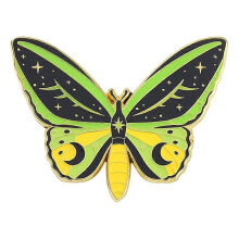 (A, One size) 1/4Pcs Luminous Cute Enamel Pins Set Butterfly Insect Brooch Pin Clip Broach