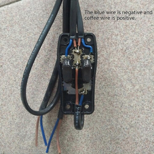 (As show, One size) Lamp Double Control Switch CE Floor Light Table Lamp Push Button Switches Two-wa 1