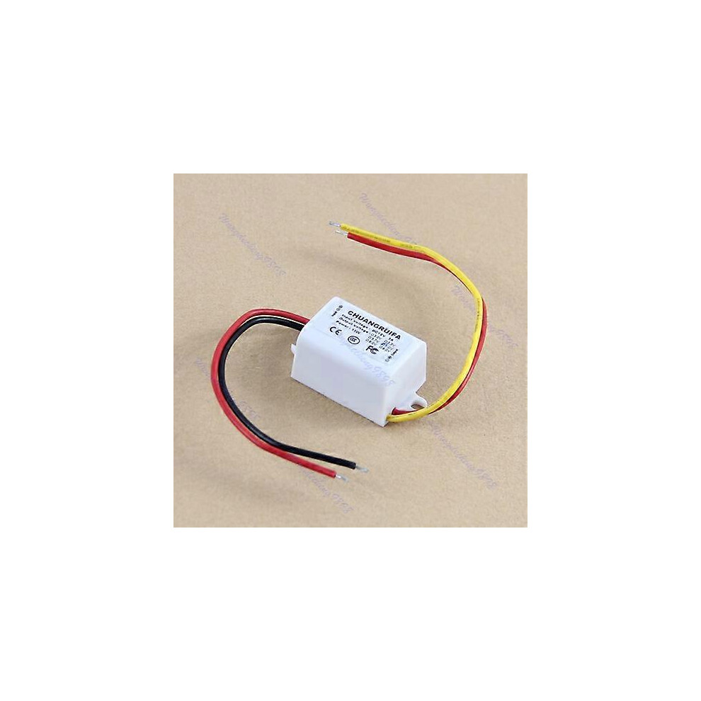 (As Show, One Size) Waterproof Dc12v Converter Step Down To 5V 3A 15W Power Supply Module 5021564565281