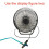 (As show, One size) USB Fan Speed Controller DC 4-12V Reducing Noise Multi-stall Adjustment Governor 4