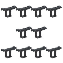 (As show, One size) 10 Pcs Outdoor Solar Panel Clean Clips Water Drained Away Clip Easy to Install