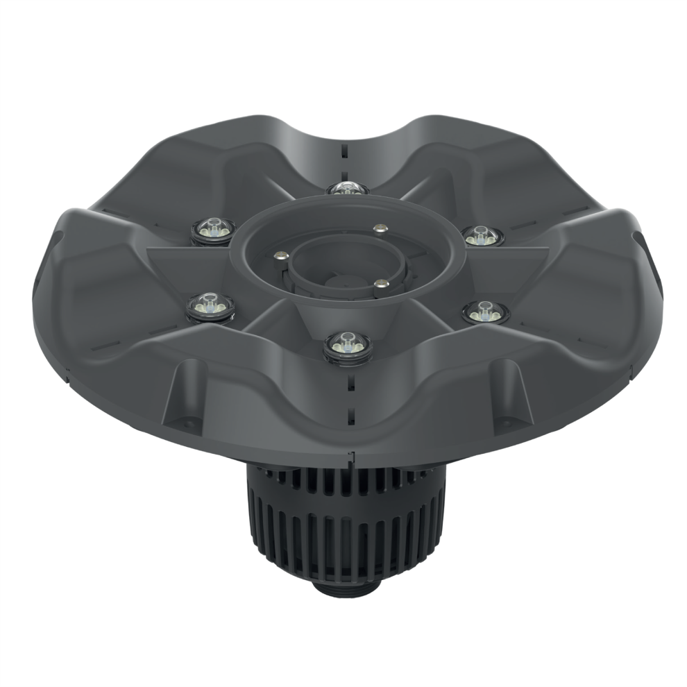 Bermuda Floating Pond Aerator And Fountain With Leds Water Feature For Large Ponds Led Lights Pump Garden Koi 20000 Lph Oxygenator