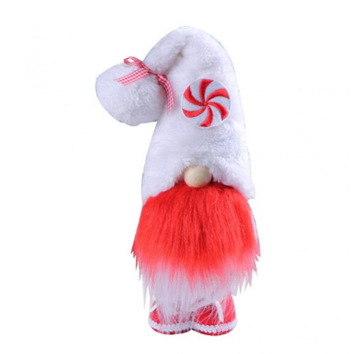 (1) Christmas Gnomes Plush Decorations Scandinavian Tomtes Tabletop Faceless-Doll