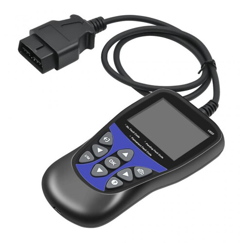 12V V850 Universal Trailer Car Motorbike Battery Tester Code Reader Battery System Analyzer Charging Cranking Test Tool