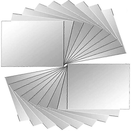 18 Pcs Mirrors Plastic Mirror for School Educational Or Home Decor