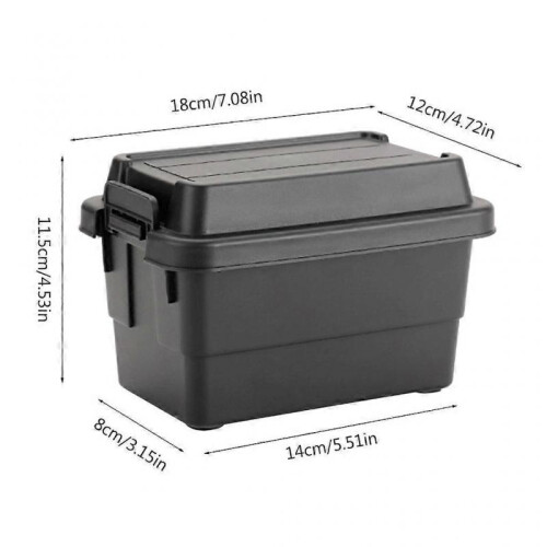Mini Camping Box Desktop Storage Case Dustproof Moistureproof Container Box 2