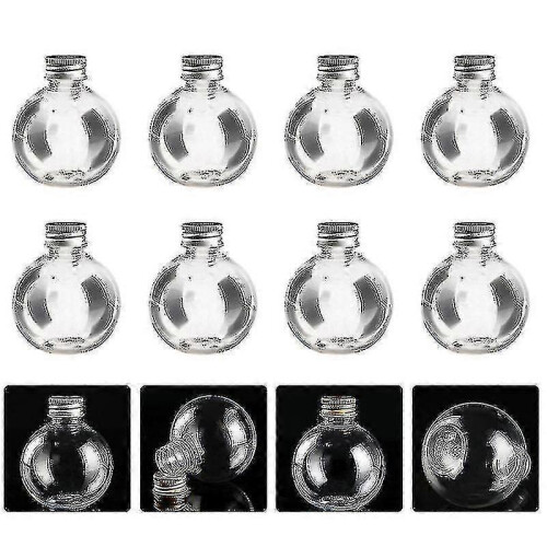 25 Pcs Plastic Bottles Transparent Leak Proof 150ml Empty Bulb Shape Bottle Container Ball Bottle 2