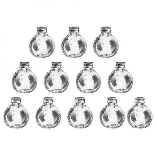 25 Pcs Plastic Bottles Transparent Leak Proof 150ml Empty Bulb Shape Bottle Container Ball Bottle 1