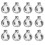 25 Pcs Plastic Bottles Transparent Leak Proof 150ml Empty Bulb Shape Bottle Container Ball Bottle 1