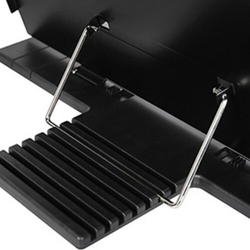 Foldable Book Holder Stand Recipe Cookbook Stand Adjustable Metal Bookrest 2