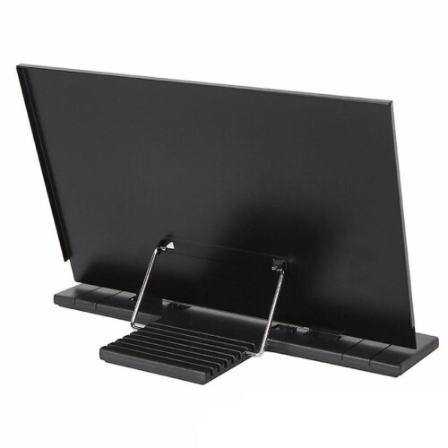 Foldable Book Holder Stand Recipe Cookbook Stand Adjustable Metal Bookrest 1