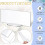 Rectangle Acrylic Blank Wedding Table Sign Kit Birthday Holiday Decoration 2