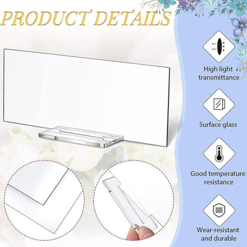 Rectangle Acrylic Blank Wedding Table Sign Kit Birthday Holiday Decoration 1