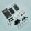 (Cold white pink) EQUALZ V3 Stabilizers PCB Mounted Screw-in Mechanical Keyboard Satellite Axis 2