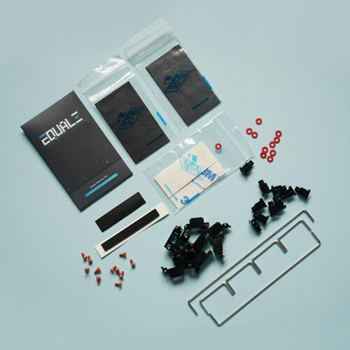 (Cold white pink) EQUALZ V3 Stabilizers PCB Mounted Screw-in Mechanical Keyboard Satellite Axis 1