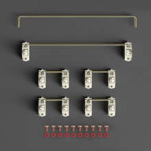 (Milky white) EQUALZ V3 Stabilizers PCB Mounted Screw-in Mechanical Keyboard Satellite Axis