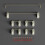 (Milky white) EQUALZ V3 Stabilizers PCB Mounted Screw-in Mechanical Keyboard Satellite Axis 1