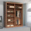 MN Furniture (150 cm, WALNUT) Leeds Modern Sliding Mirror Door Wardrobe 2