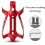 Bicycle Water Bottle Cage Aluminum Colorful Hollow Electroplating 5