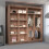 MN Furniture (203 cm, WALNUT) Leeds Modern Sliding Mirror Door Wardrobe 2