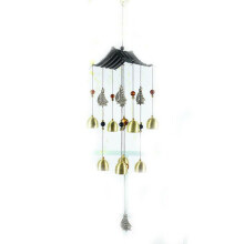 (1) 27 Inch Indoor Outdoor Metal Wind Chimes Retro House Roof Ornaments Memorial Wind Chime Bell Home Garden Decoration