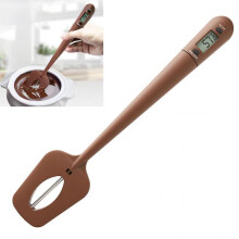 New Food Grade Silicone/ Spatula Digital Thermometer Scraper for Cooking