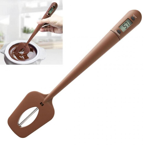 New Food Grade Silicone/ Spatula Digital Thermometer Scraper for Cooking
