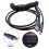 Type A to C USB Cable Coiled Spring Data Line for Mechanical Keyboard Durable Data Line 2