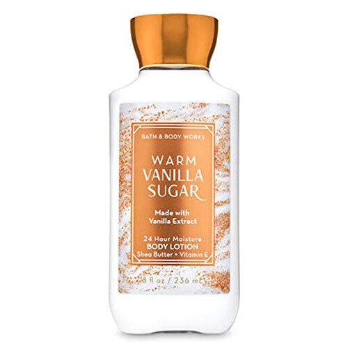Bath & Body Works Bath & Body Works Loo corporal de karit e vitamina E, acar quente de baunilha 8 onas 2