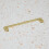 160mm Brushed Brass Cabinet Handle Gold Square Bar Pull 5