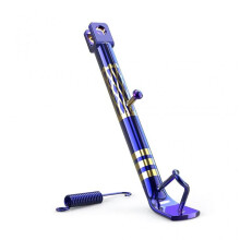 (25CM, Grid) ATV Motorbike Universal Adjustable Kickstand Side Stand Holder Parking Rack Support Foot Scooter E-Bike Sidestand Holder