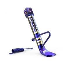 (20CM, Grid) ATV Motorbike Universal Adjustable Kickstand Side Stand Holder Parking Rack Support Foot Scooter E-Bike Sidestand Holder