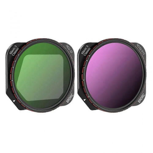 (Set) Upgraded Variable Neutral Density Lens Filter Aluminum-alloy used for 3Classic