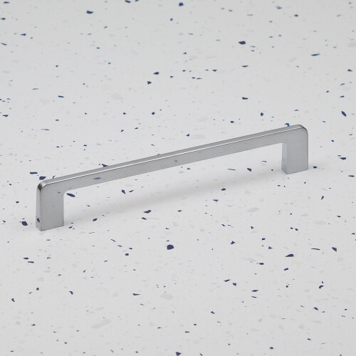 160mm Satin Chrome Cabinet Handle Silver Square Bar Pull 2