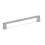 160mm Satin Chrome Cabinet Handle Silver Square Bar Pull 1