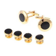 (As show, One size) 6 Pcs Men's Tuxedo Cufflinks Formal Costume Shirt Studs Cuff Links Set Steady