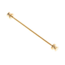 (As show, One size) Men Shirt Pins Tie Clip Collar Clasp Alloy Skinny Wedding Man Brooch Bar Fashion