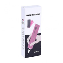 (Pink) Disposable TattooPen Bags Cartridge TattooMachine Cover Sleeves PMU Supplies Clip Cord Cover Filter Pen Accessories 200x