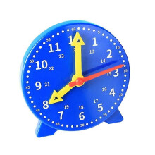 (As show, One size) 3.94" Children's Simulation Play Toys Portable Clock Math Training Supplies